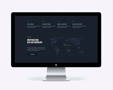 Приклад веб-сайту Inspiration has no Borders